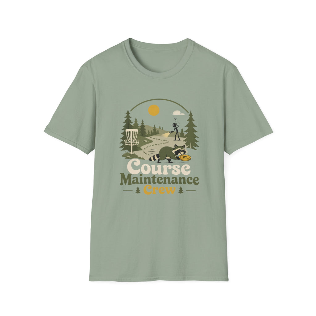 Course Maintenance Crew Vintage Disc Golf T-Shirt