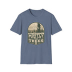 Mostly Here For the TreesVintage Disc Golf T-Shirt