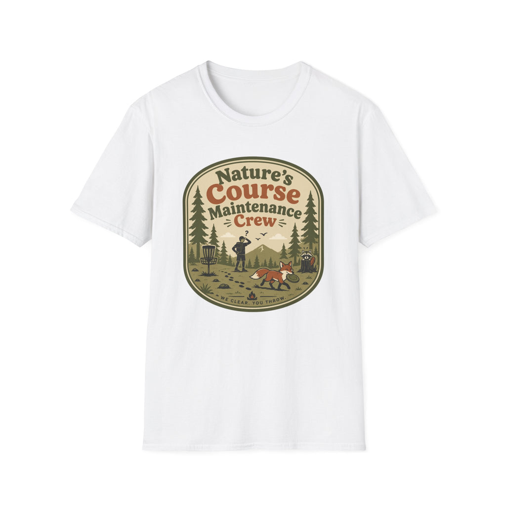 Nature Course Maintenance Vintage Disc Golf T-Shirt