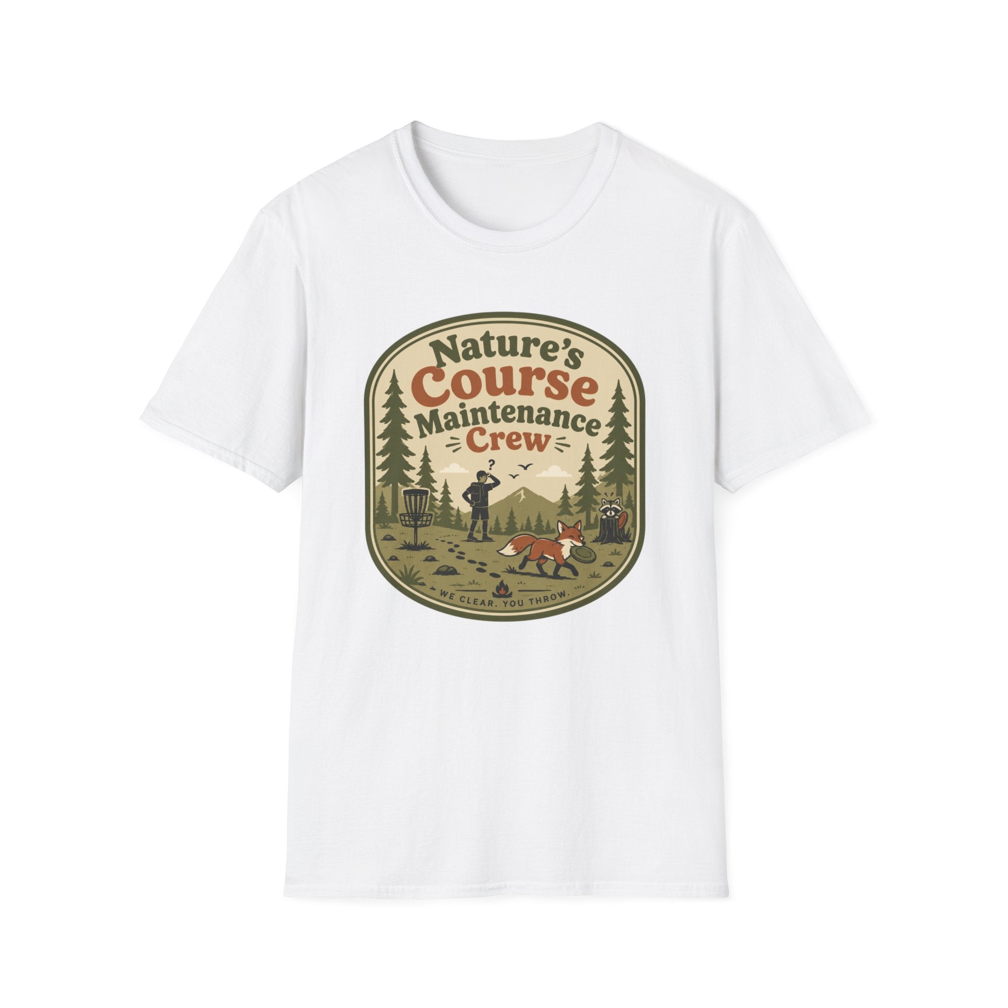 Nature Course Maintenance Vintage Disc Golf T-Shirt