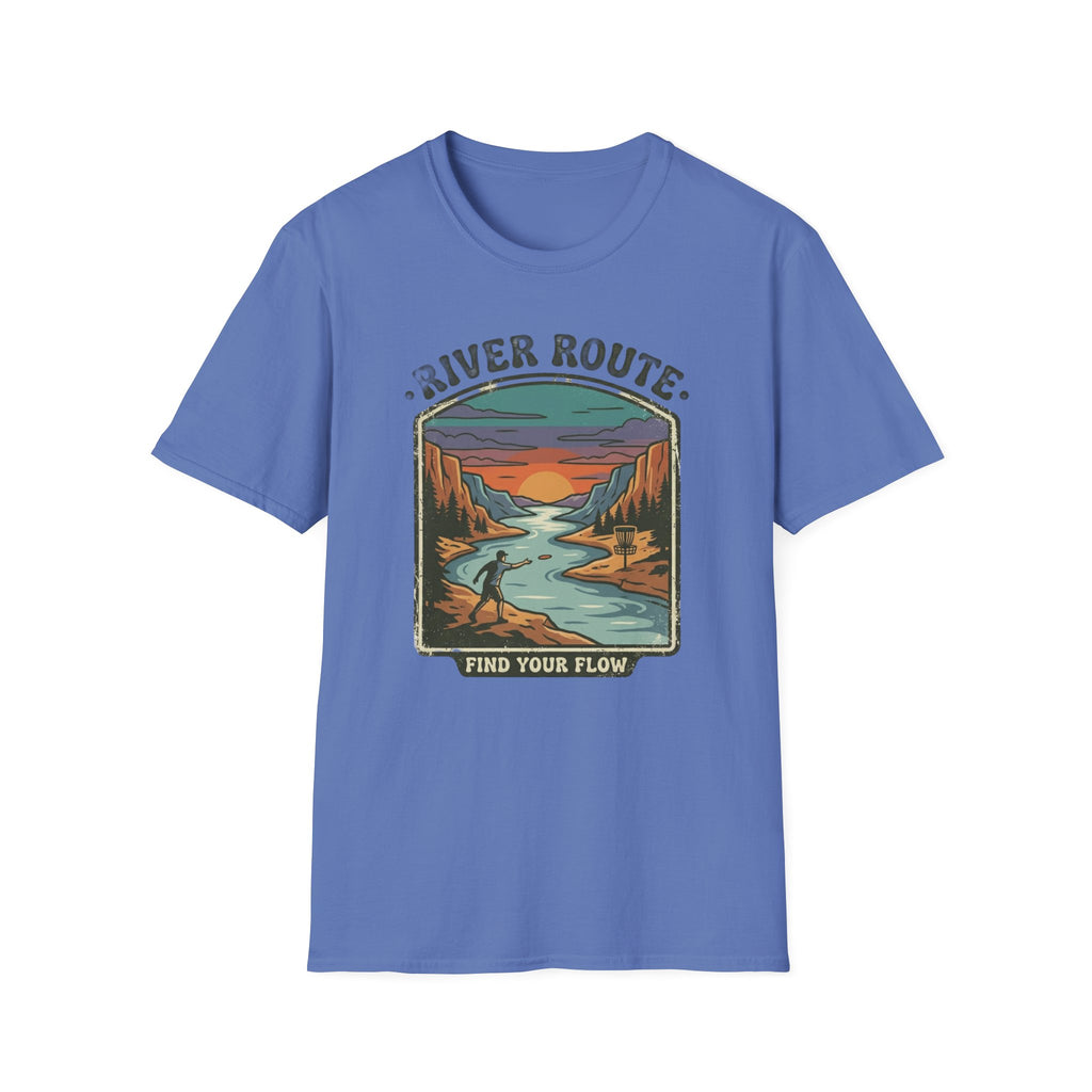 River Route Vintage Disc Golf T-Shirt
