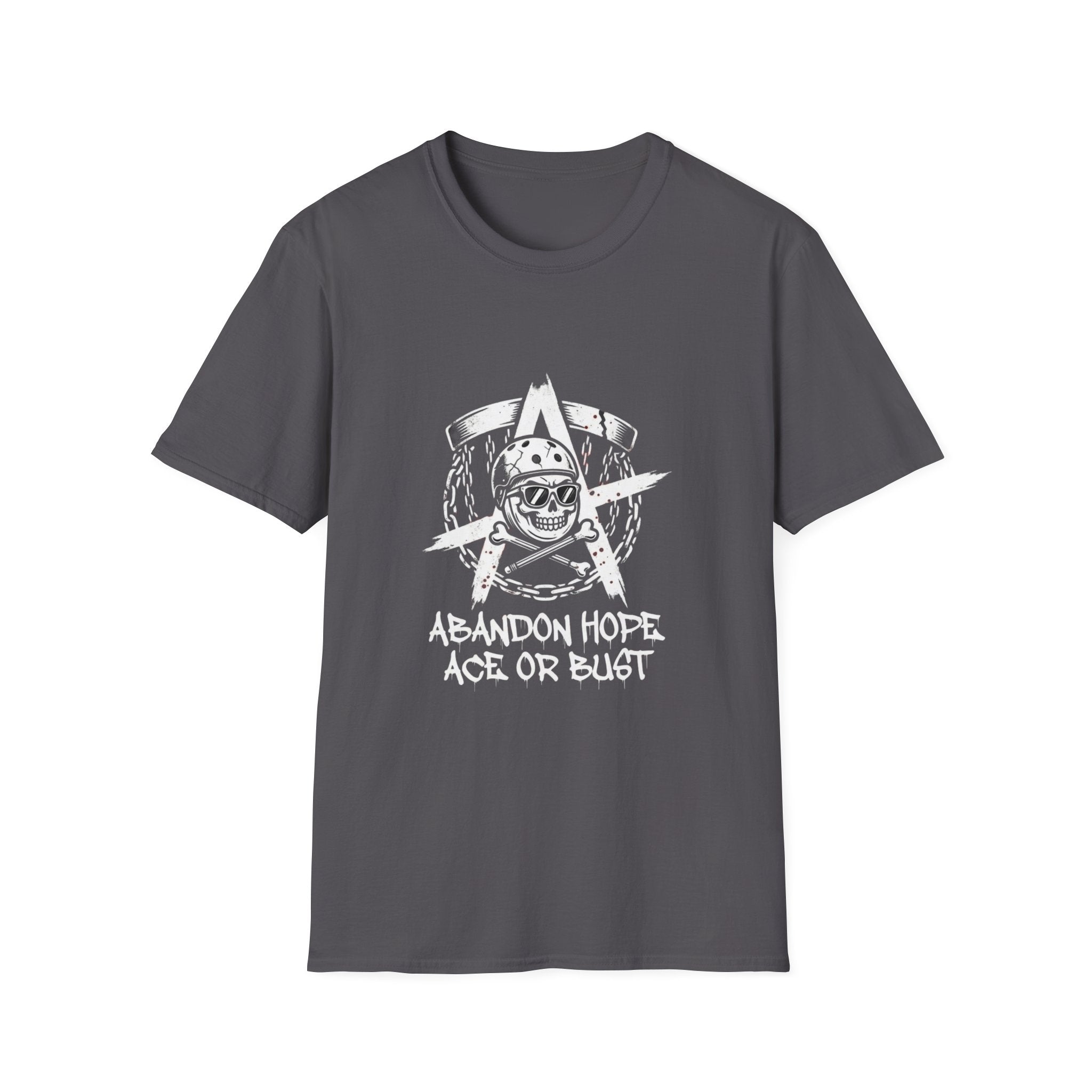 Abandon Hope - Ace or Bust Vintage Disc Golf T-Shirt