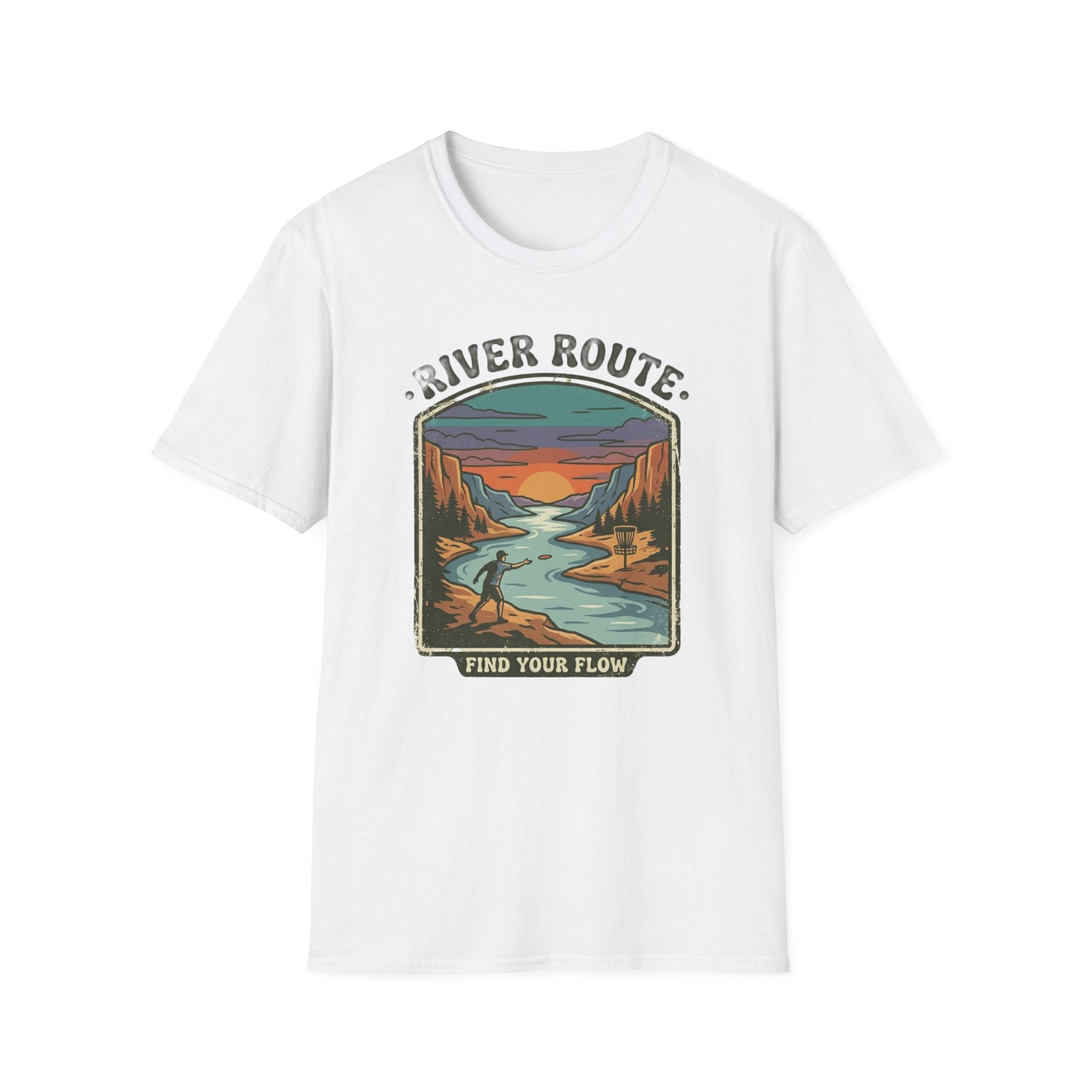 River Route Vintage Disc Golf T-Shirt