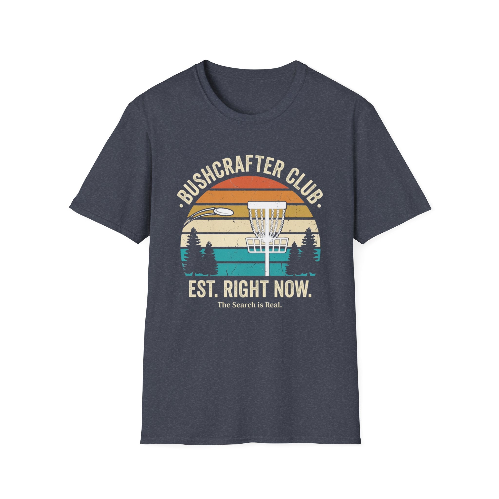 Bushcrafter Club Vintage Disc Golf T-Shirt