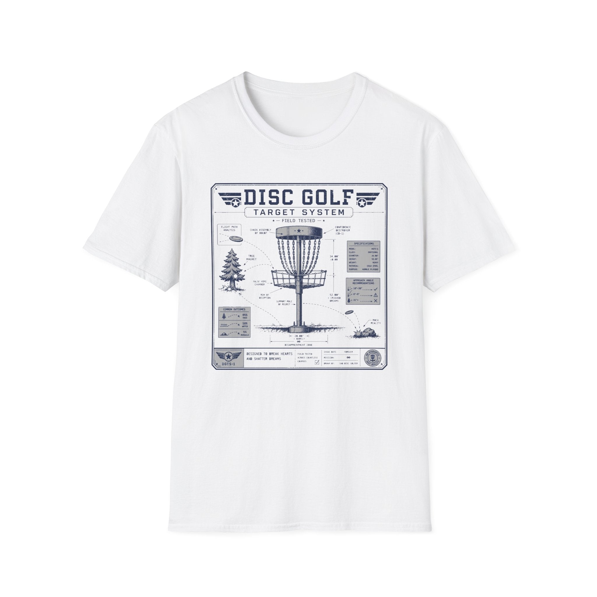 Disc Golf Target System Vintage Disc Golf T-Shirt