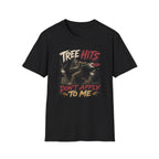 Tree Hits Don't Apply To Me Vintage Disc Golf T-Shirt