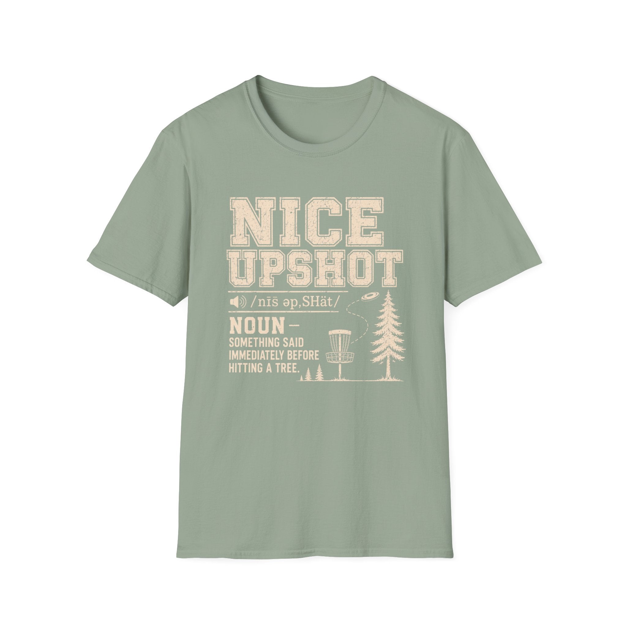 Nice Upshot Vintage Disc Golf T-Shirt