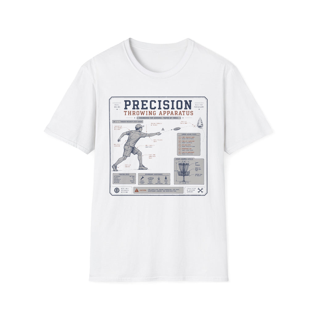 Precision Throwing Apparatus Vintage Disc Golf T-Shirt