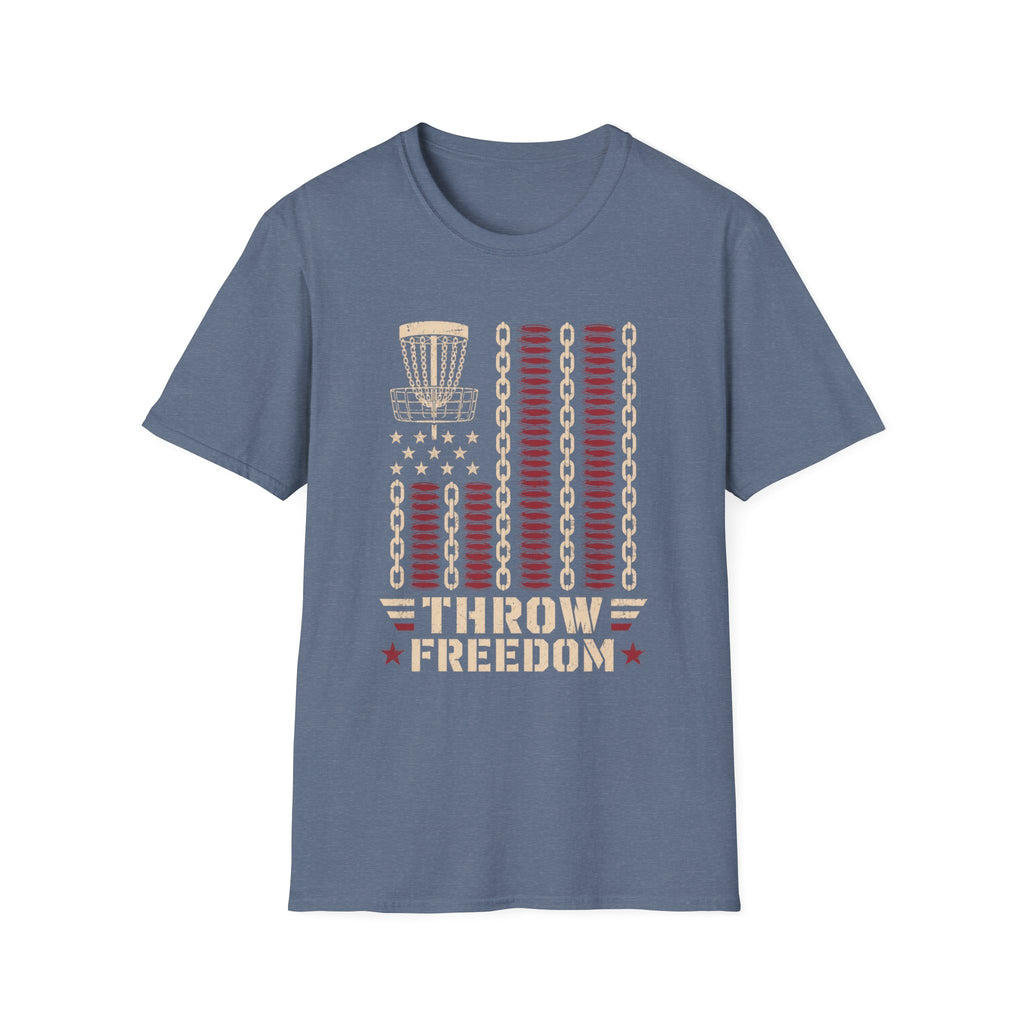 Throw Freedom Vintage Disc Golf T-Shirt
