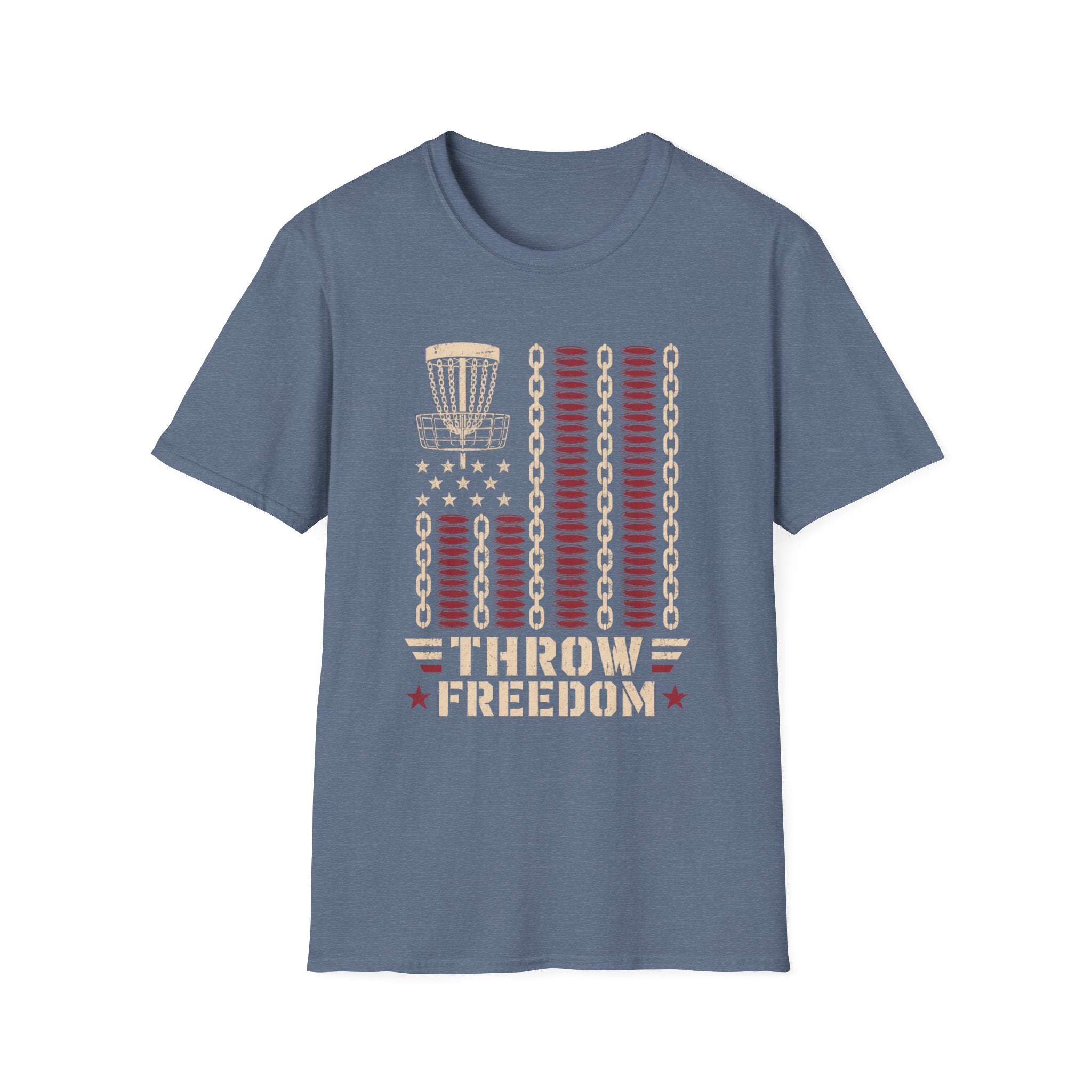 Throw Freedom Vintage Disc Golf T-Shirt