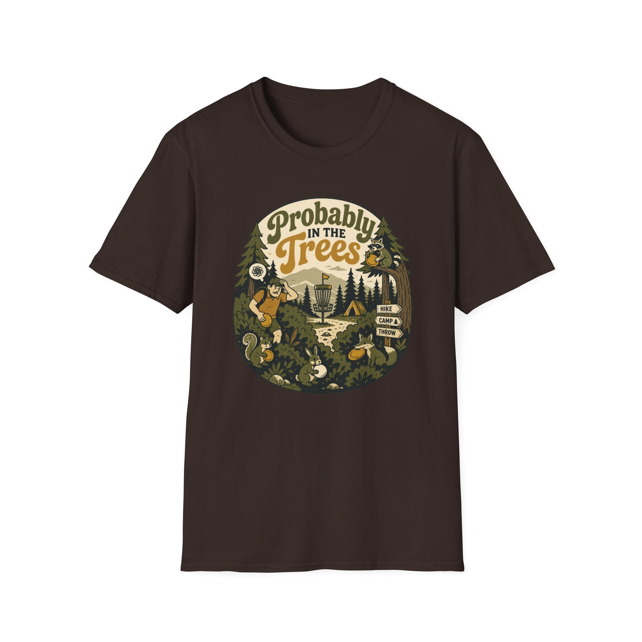 Probably in the Trees Vintage Disc Golf T-Shirt