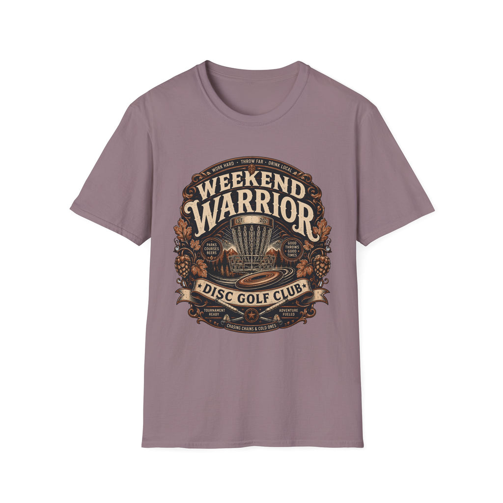 Weekend Warrior Vintage Disc Golf T-Shirt