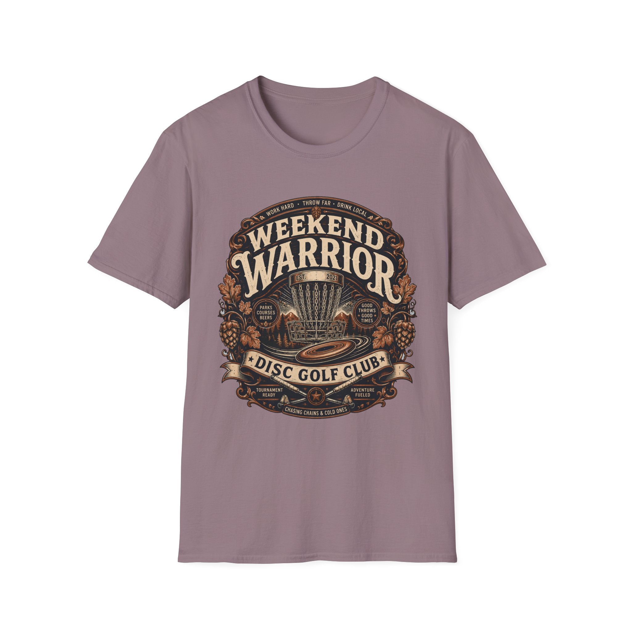 Weekend Warrior Vintage Disc Golf T-Shirt