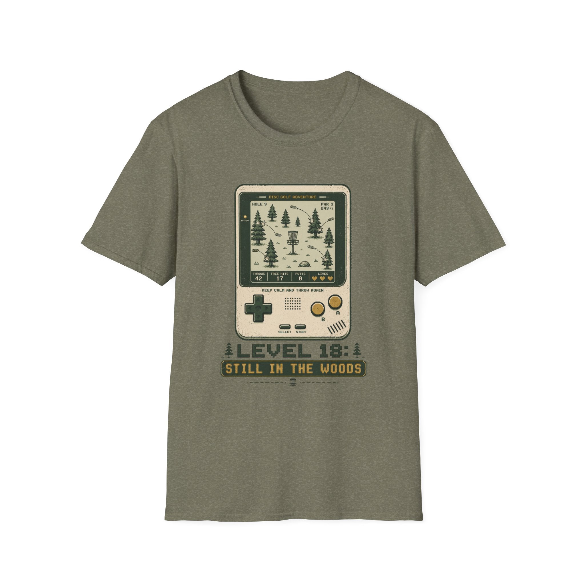 Level 18 Gamer Vintage Disc Golf T-Shirt