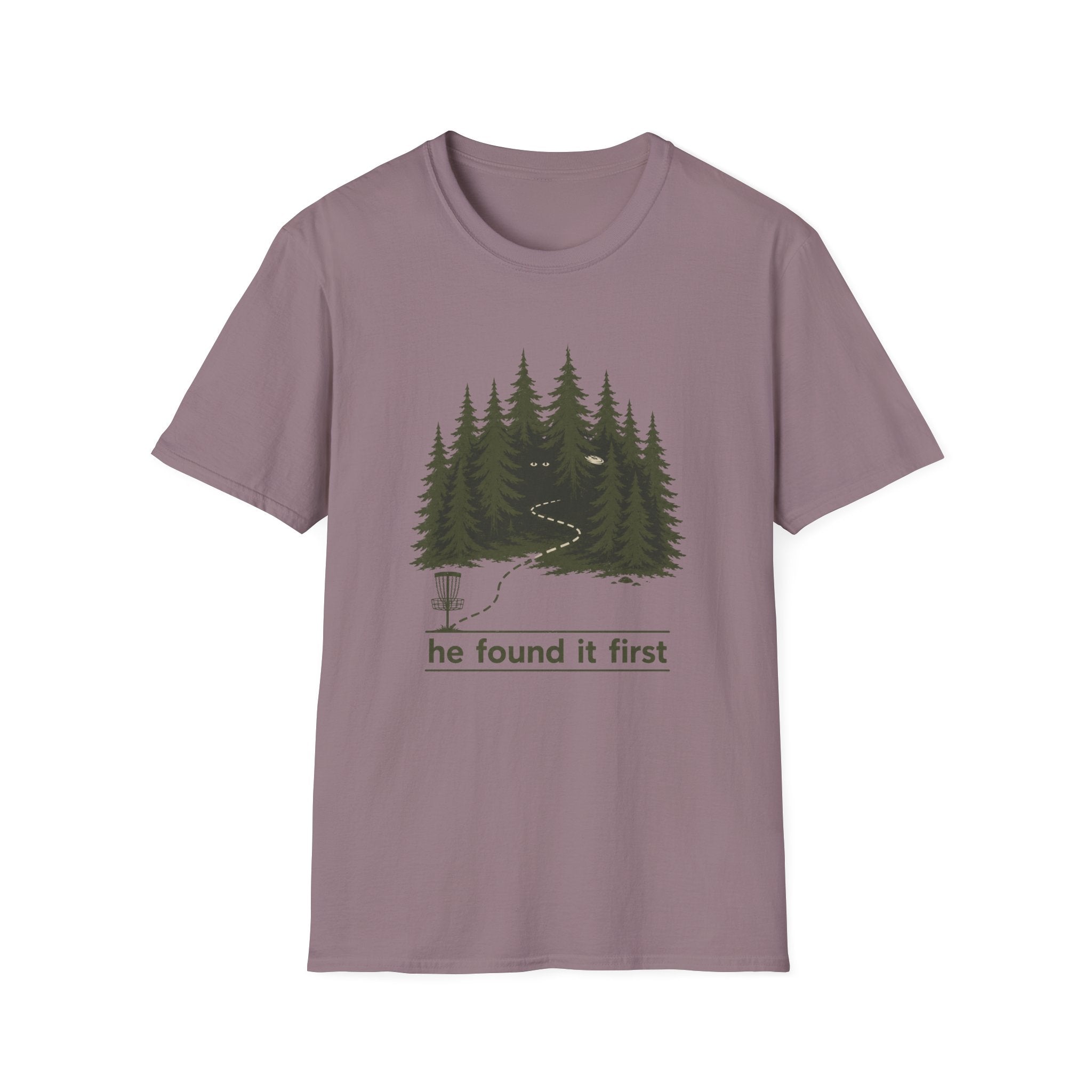 He Found It First Vintage Disc Golf T-Shirt
