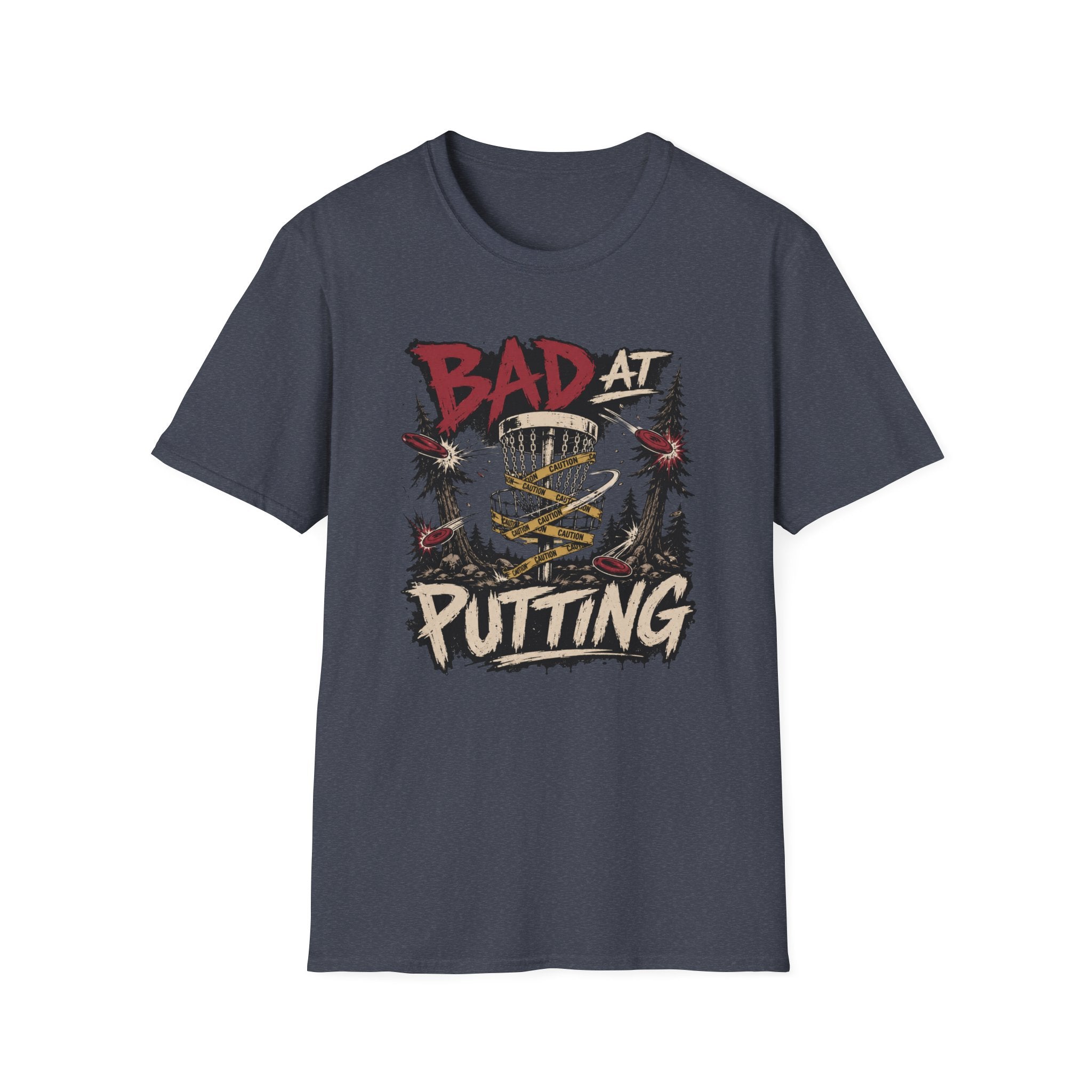 Bad at Putting Vintage Disc Golf T-Shirt