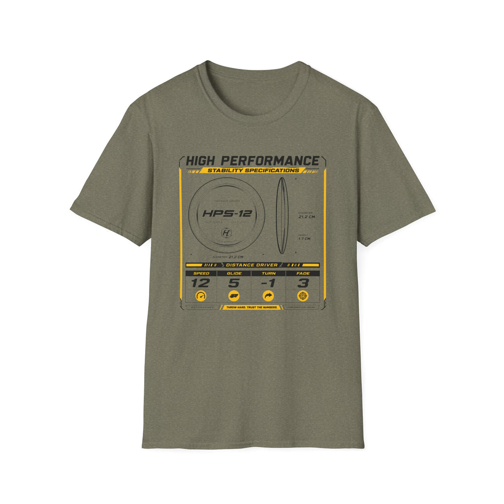 Disc Blueprint Vintage Disc Golf T-Shirt