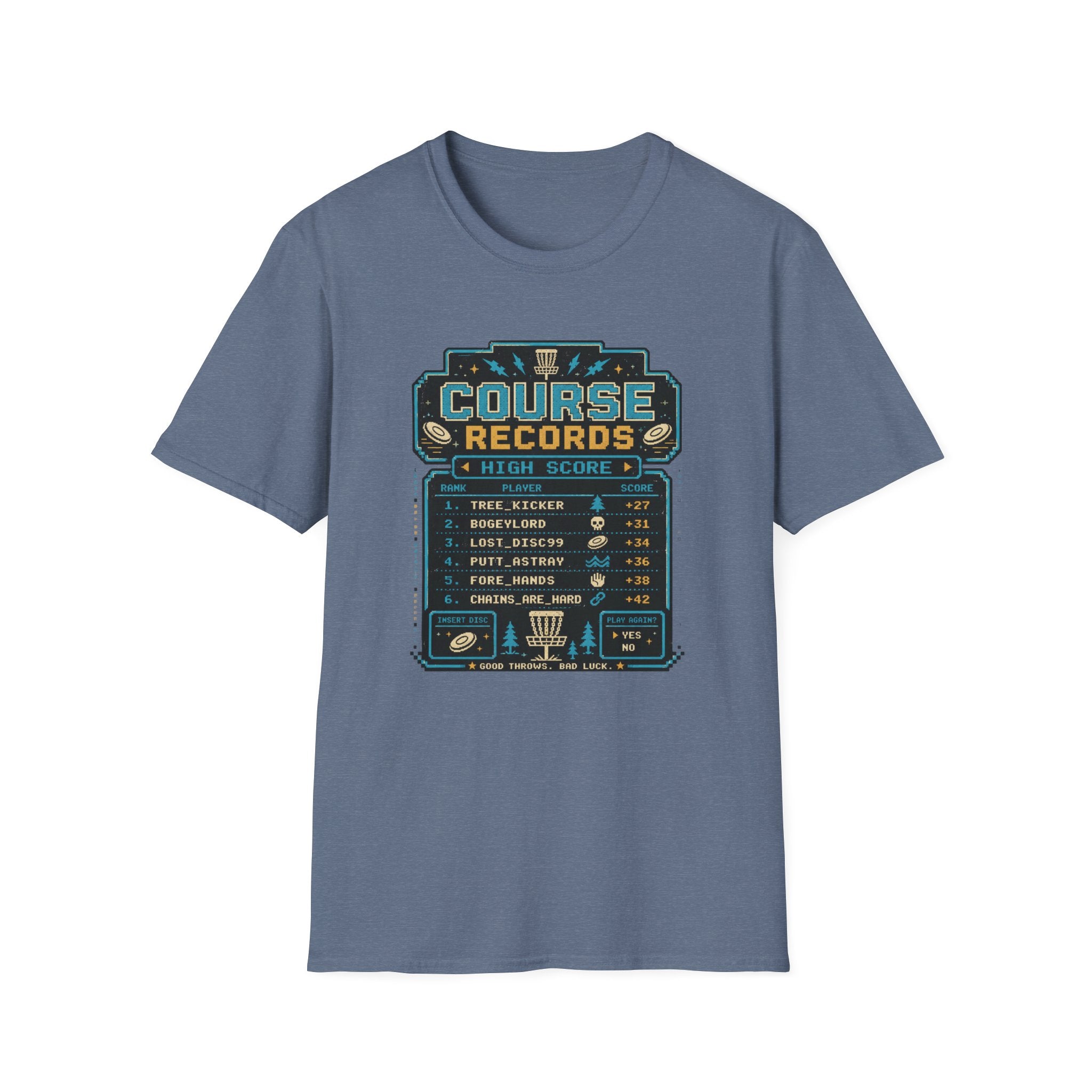 Course Records Vintage Disc Golf T-Shirt