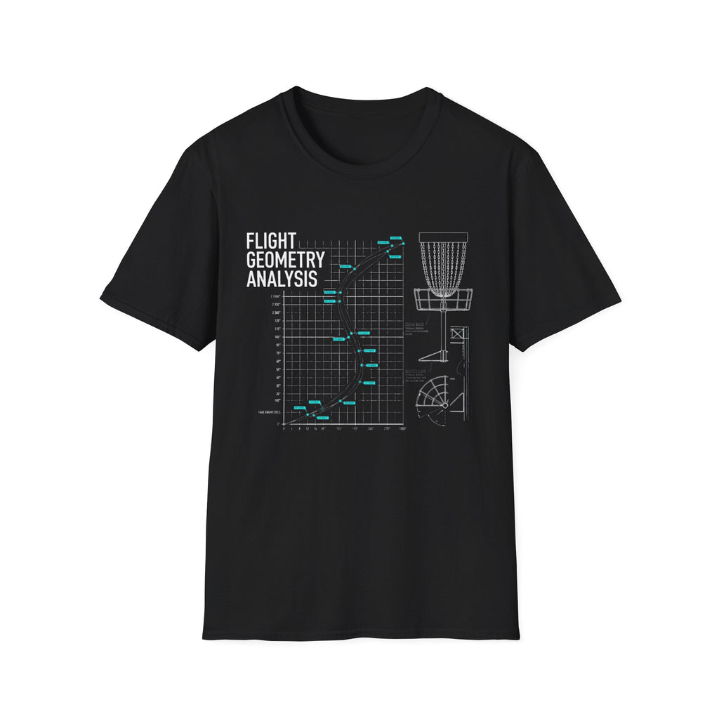 Flight Geometry Analysis Vintage Disc Golf T-Shirt