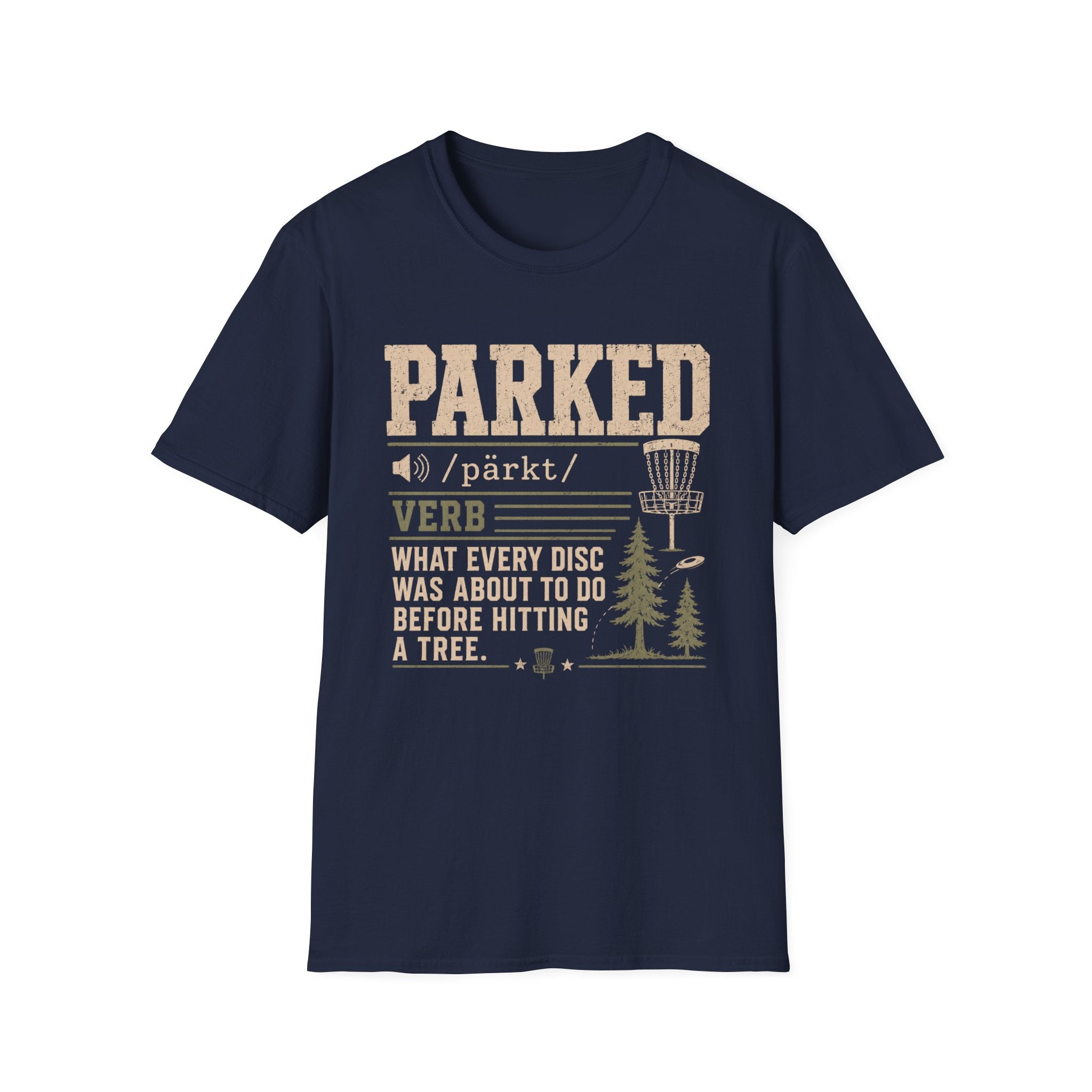 Parked Vintage Disc Golf T-Shirt