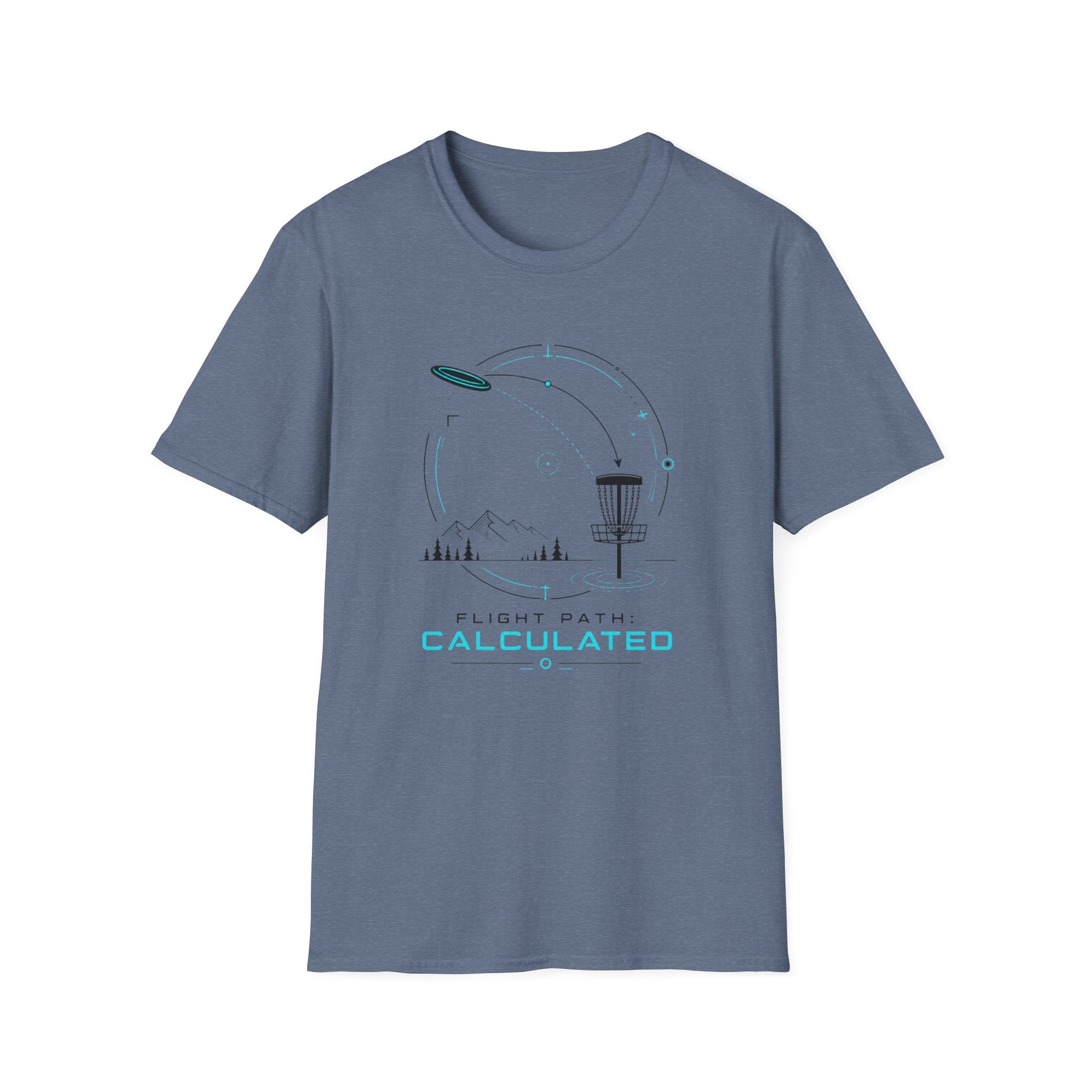 Flight Path Calculated Vintage Disc Golf T-Shirt