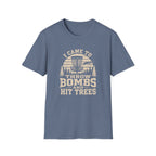 Throw Bombs Vintage Disc Golf T-Shirt