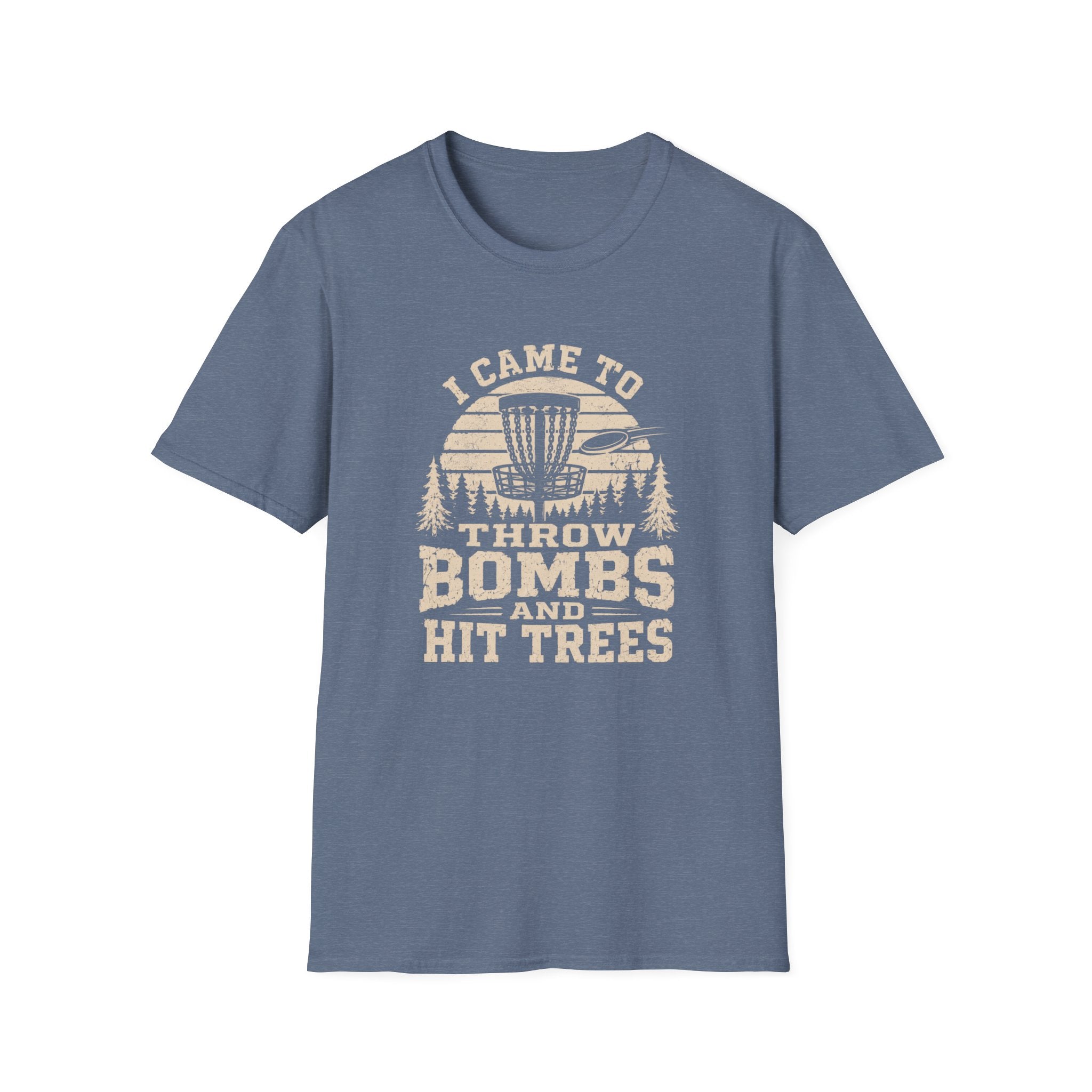 Throw Bombs Vintage Disc Golf T-Shirt