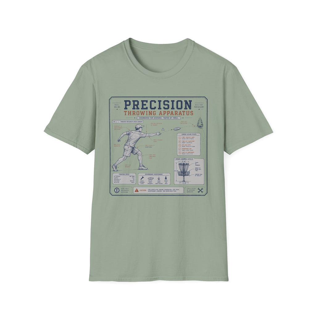 Precision Throwing Apparatus Vintage Disc Golf T-Shirt