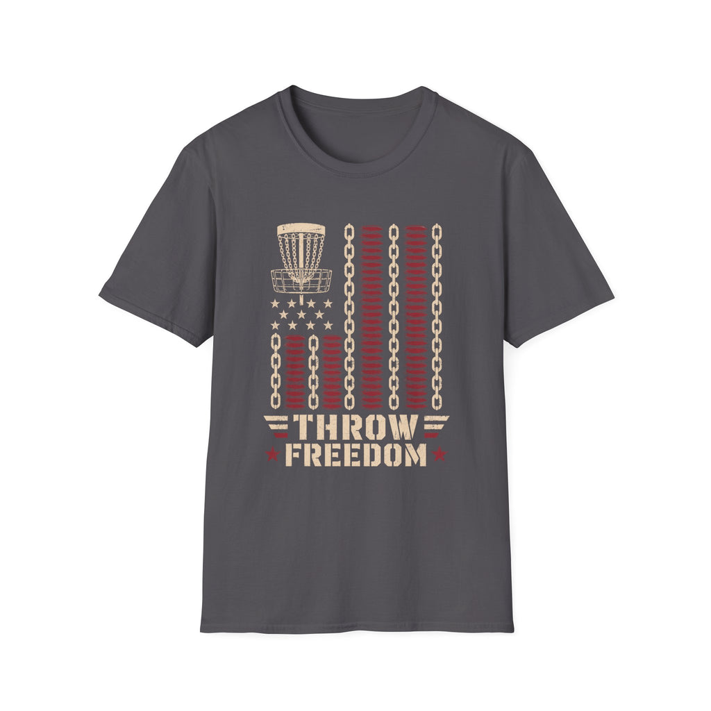 Throw Freedom Vintage Disc Golf T-Shirt