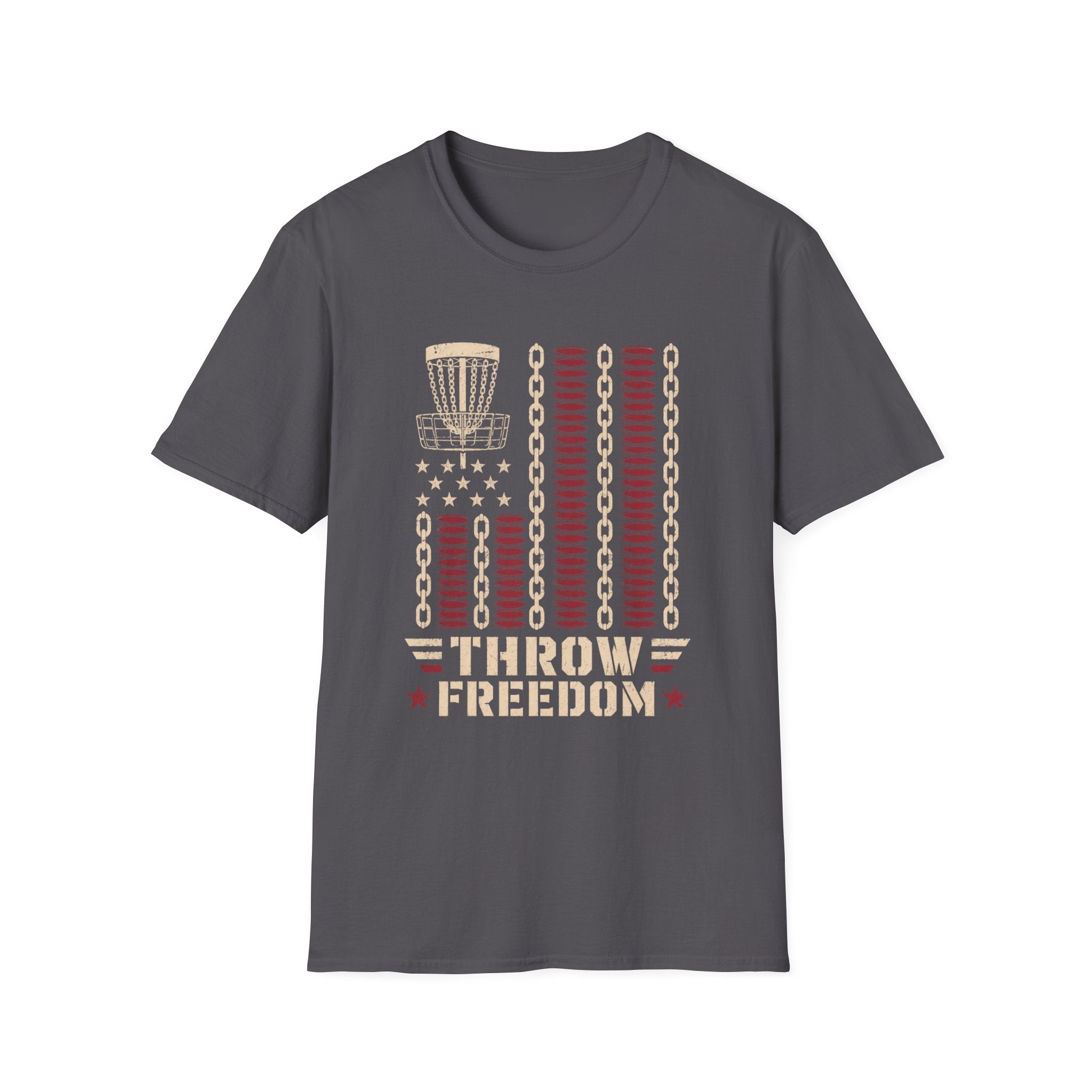 Throw Freedom Vintage Disc Golf T-Shirt