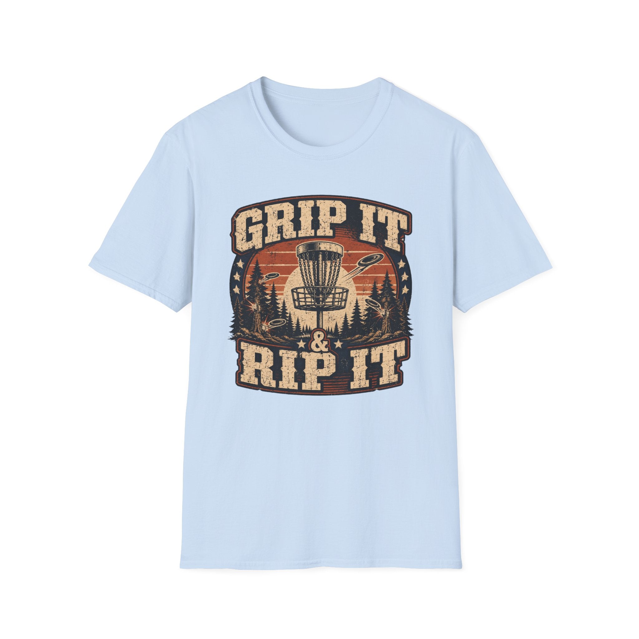 Grip It and Rip It Vintage Disc Golf T-Shirt