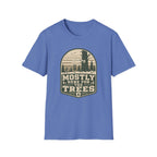Mostly Here For the TreesVintage Disc Golf T-Shirt