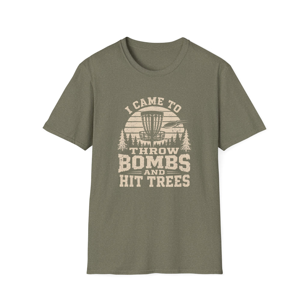Throw Bombs Vintage Disc Golf T-Shirt