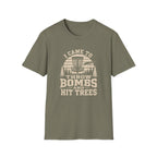 Throw Bombs Vintage Disc Golf T-Shirt