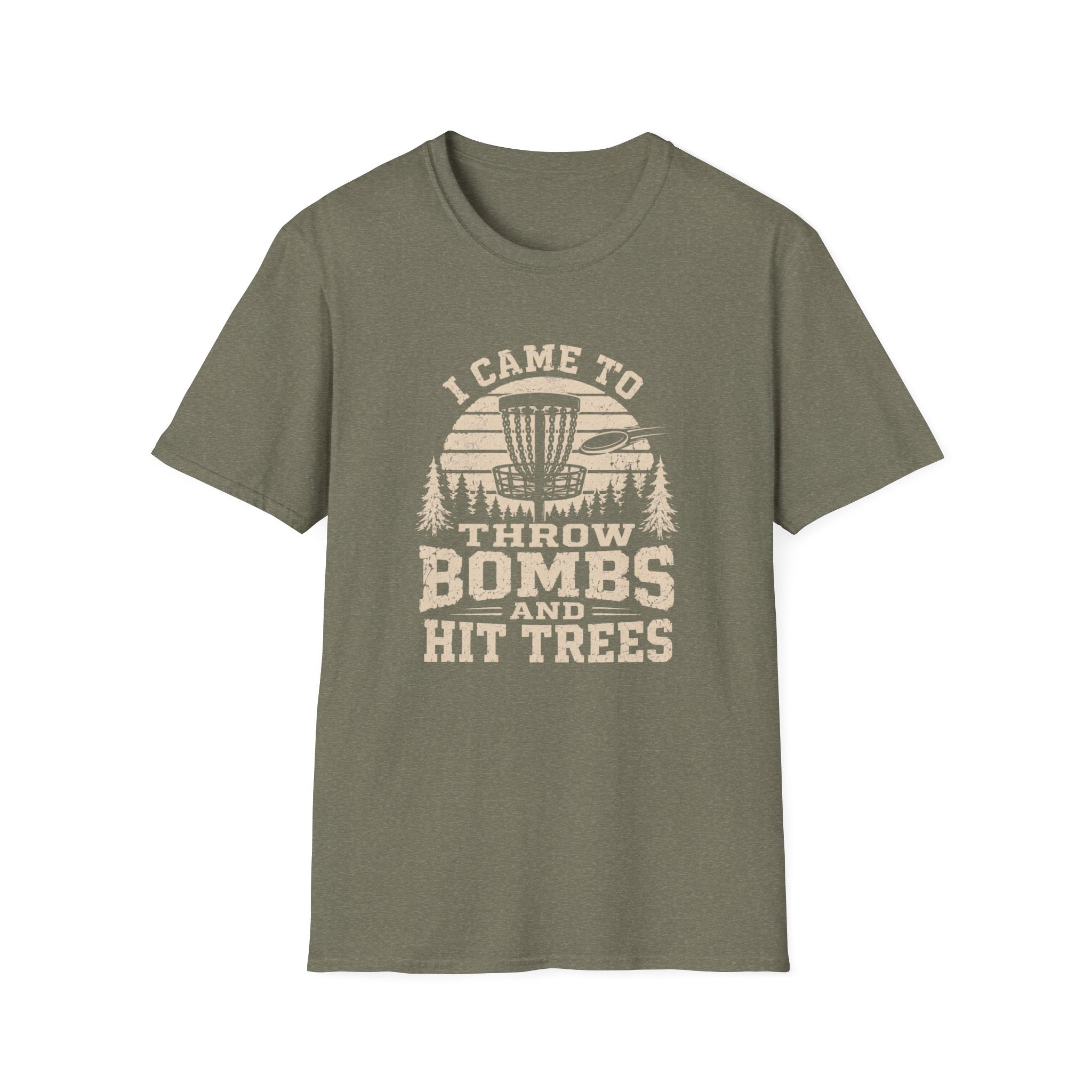 Throw Bombs Vintage Disc Golf T-Shirt