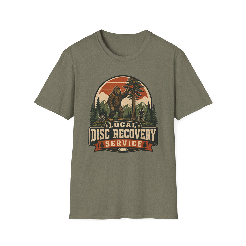 Local Disc Recovery Service Vintage Disc Golf T-Shirt
