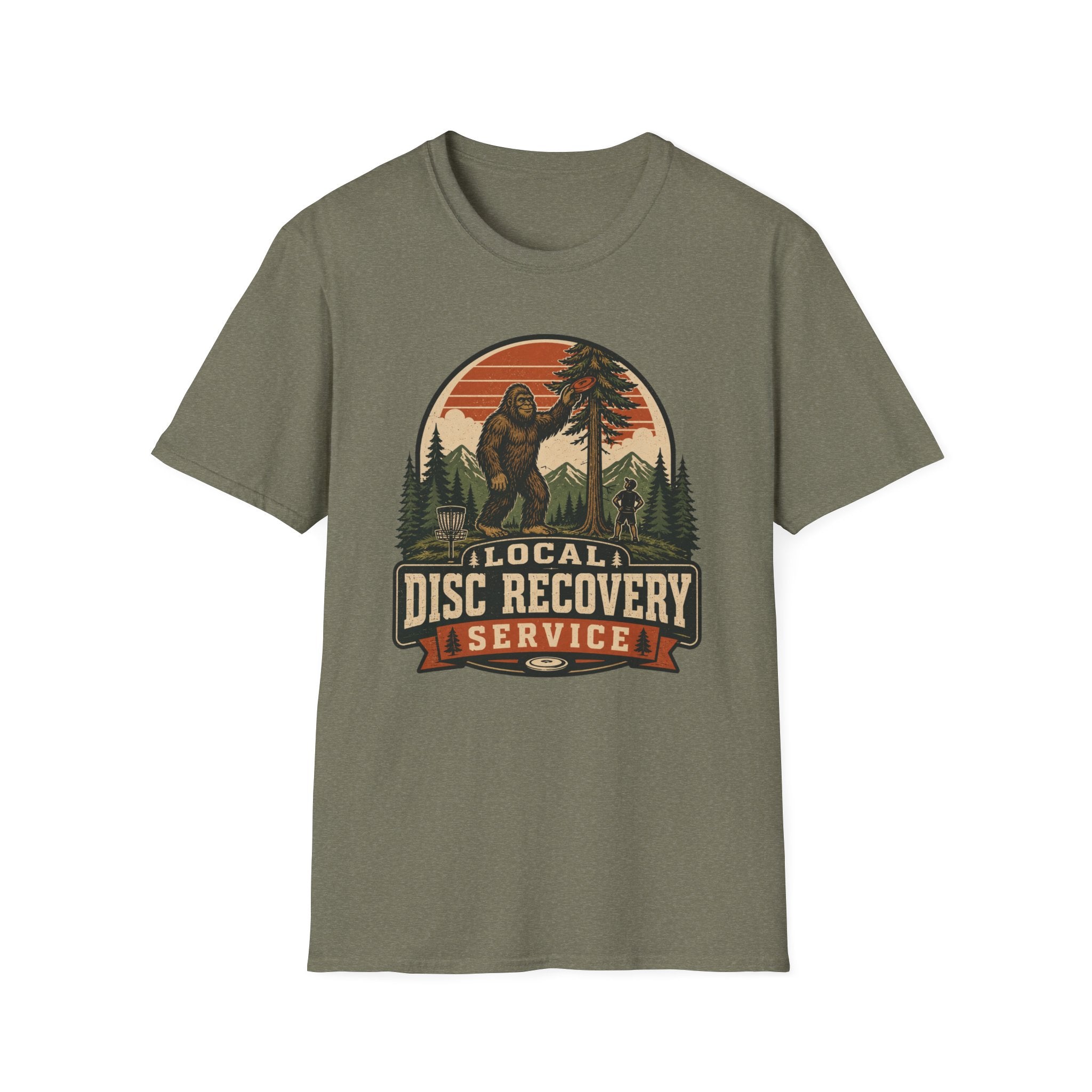 Local Disc Recovery Service Vintage Disc Golf T-Shirt