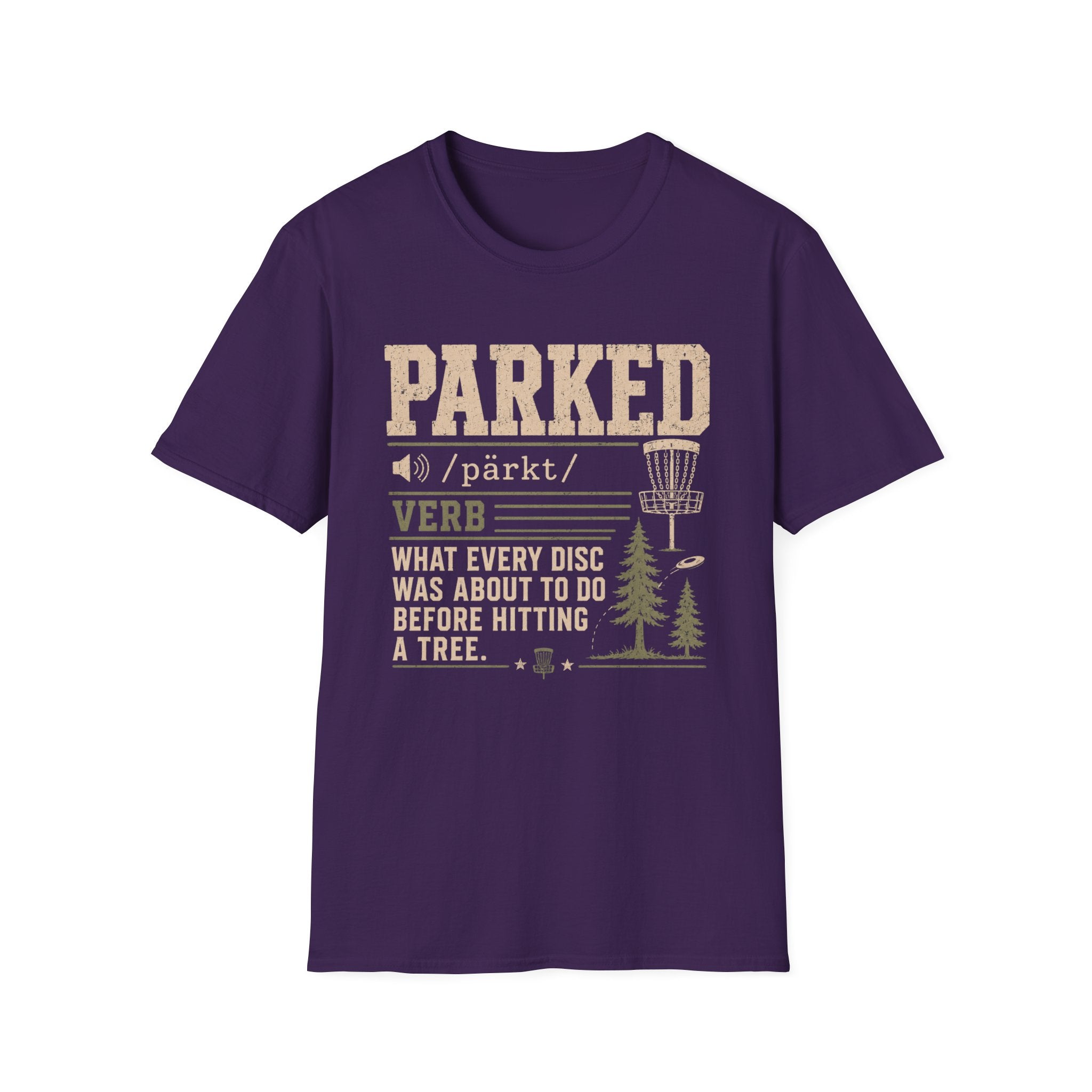 Parked Vintage Disc Golf T-Shirt