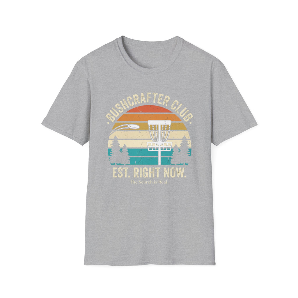 Bushcrafter Club Vintage Disc Golf T-Shirt