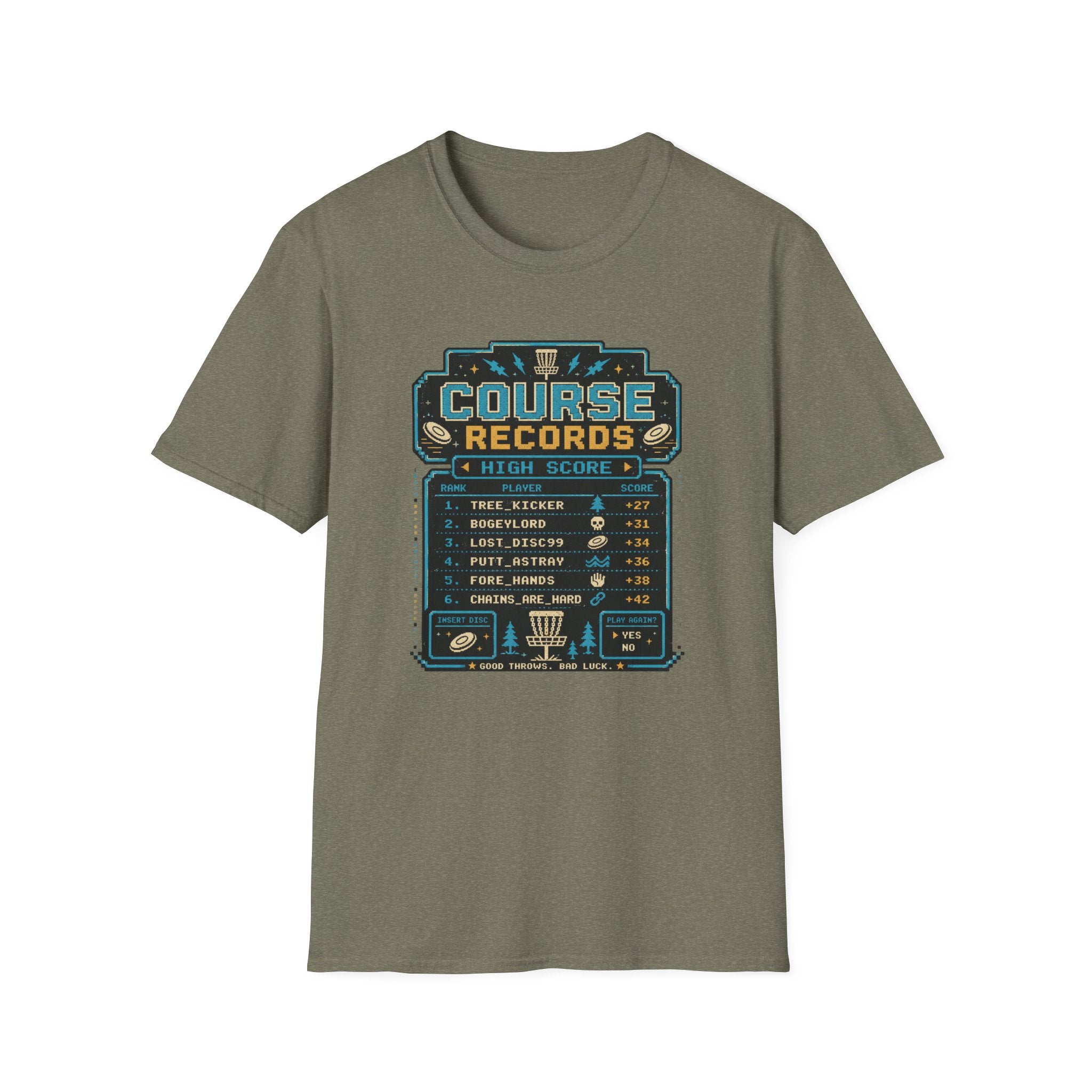 Course Records Vintage Disc Golf T-Shirt