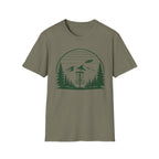 Landscape Basket Vintage Disc Golf T-Shirt