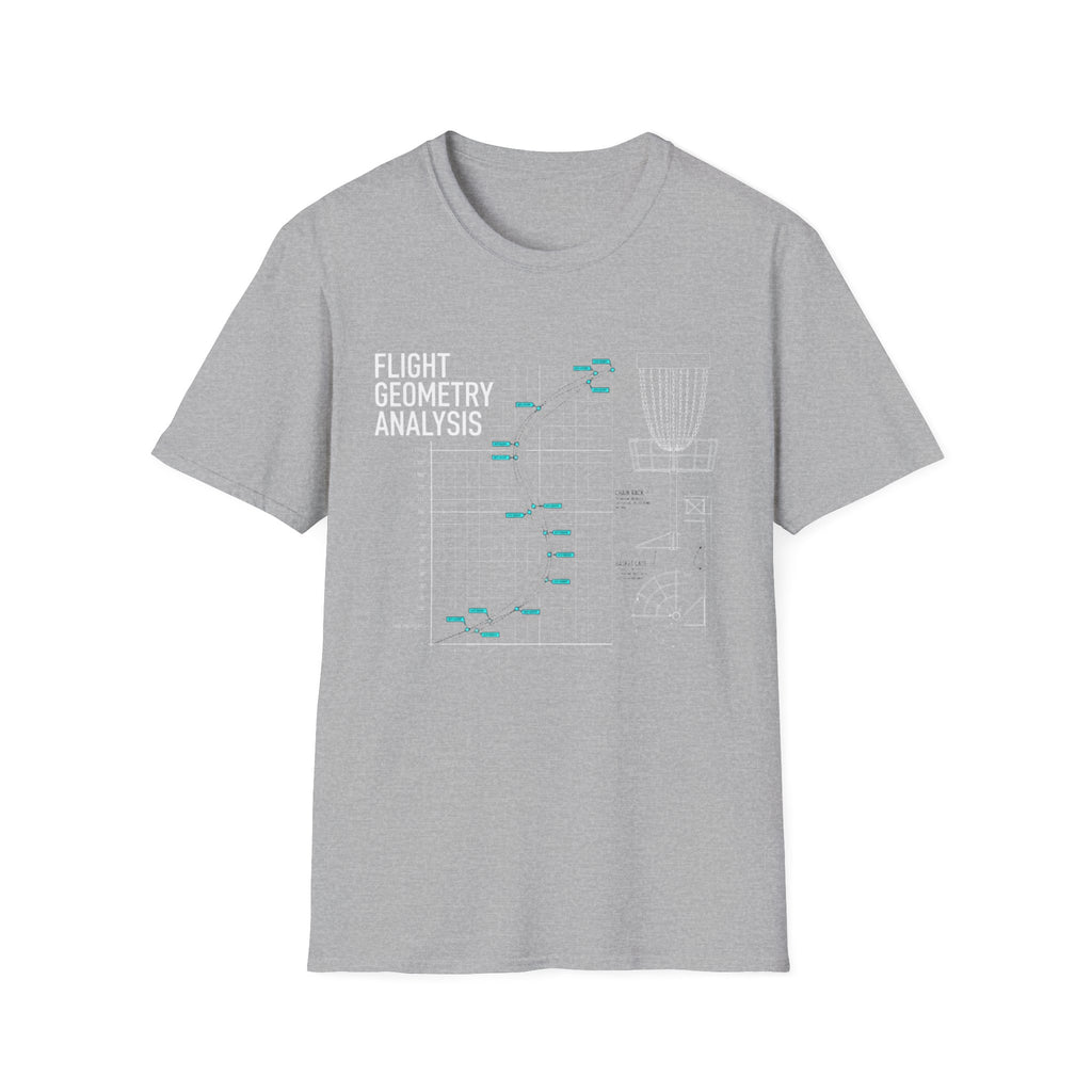 Flight Geometry Analysis Vintage Disc Golf T-Shirt