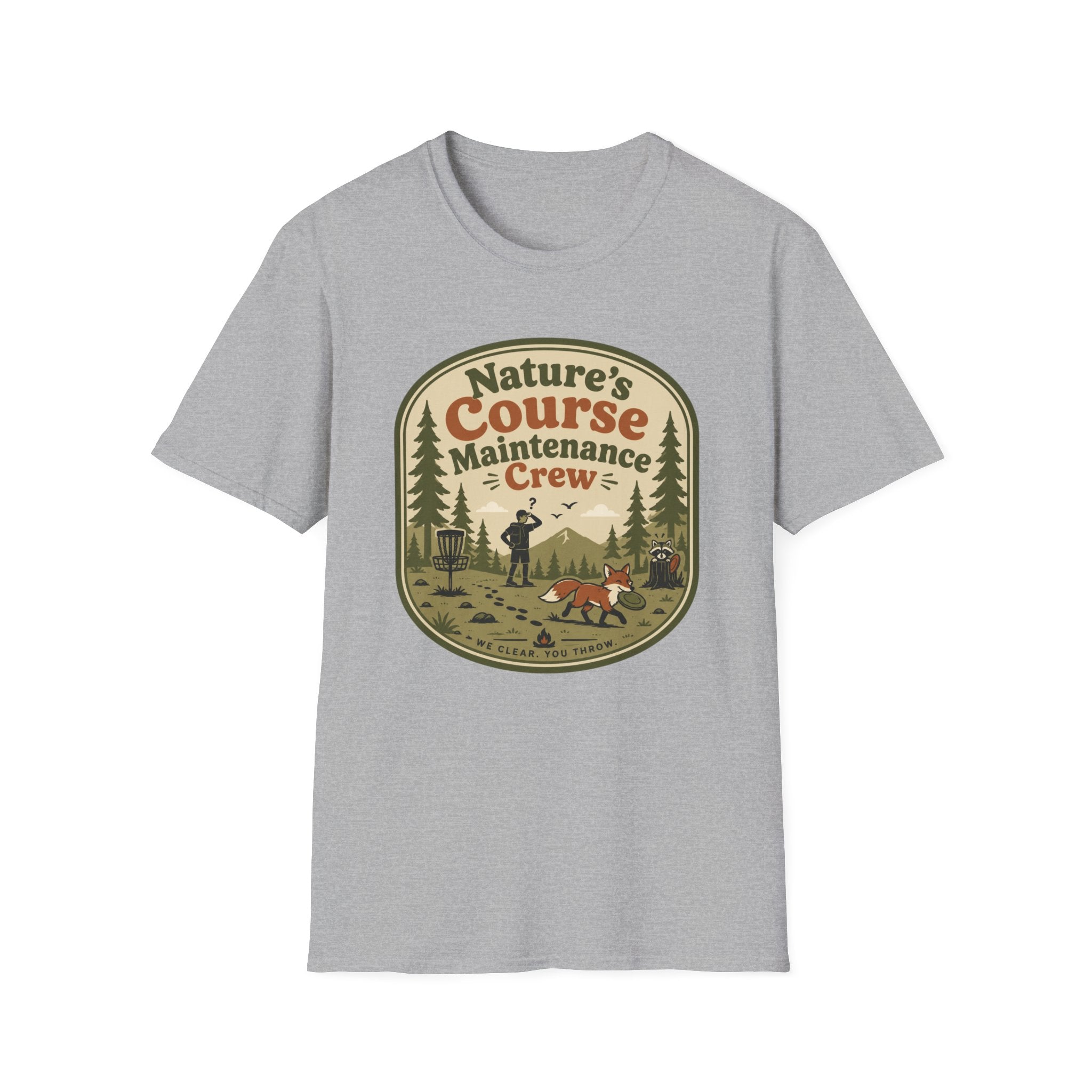 Nature Course Maintenance Vintage Disc Golf T-Shirt