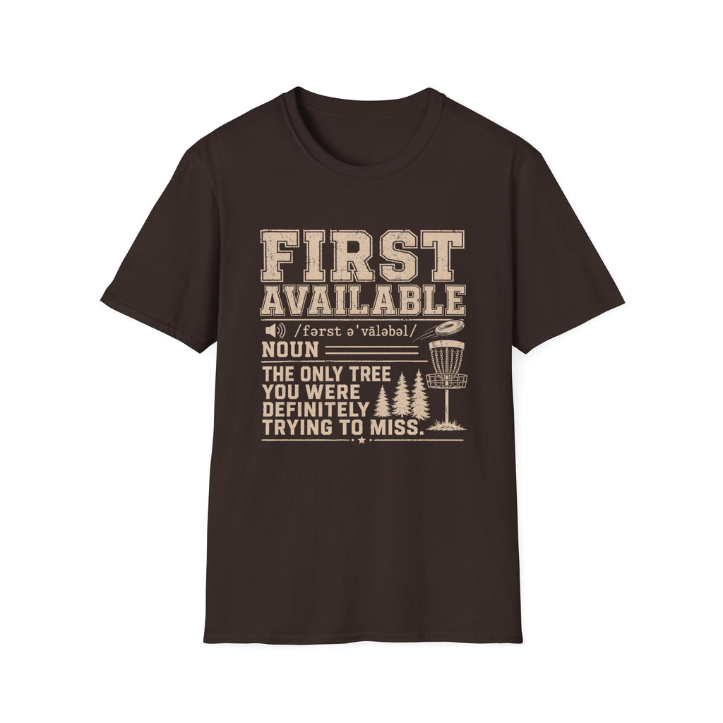 First Available Vintage Disc Golf T-Shirt