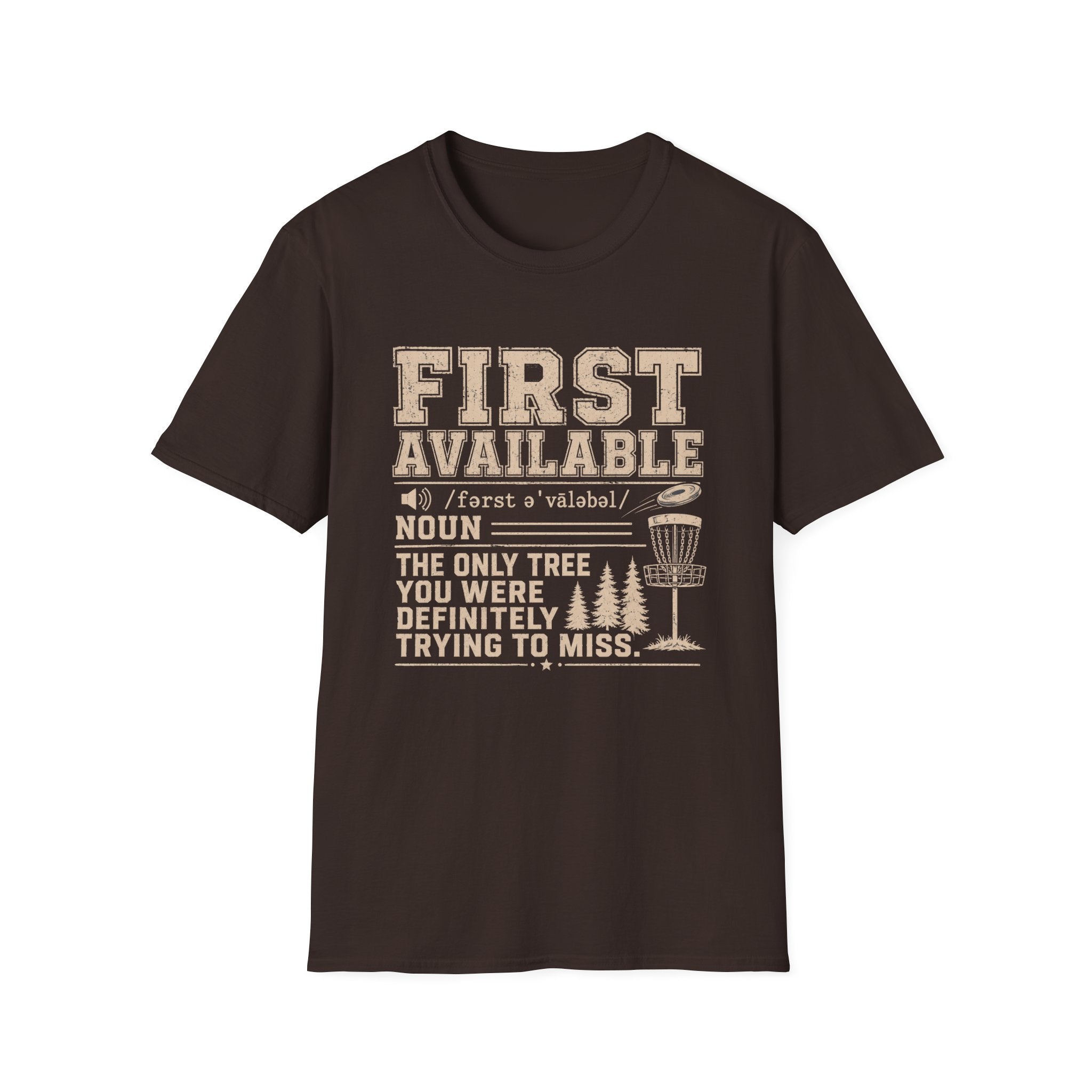 First Available Vintage Disc Golf T-Shirt