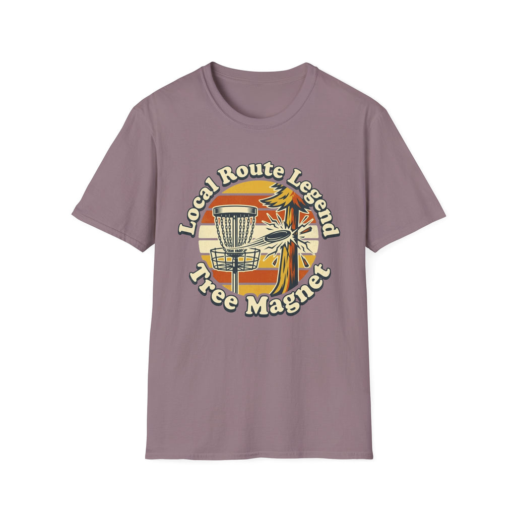 Local Route Tree Magnet Vintage Disc Golf T-Shirt