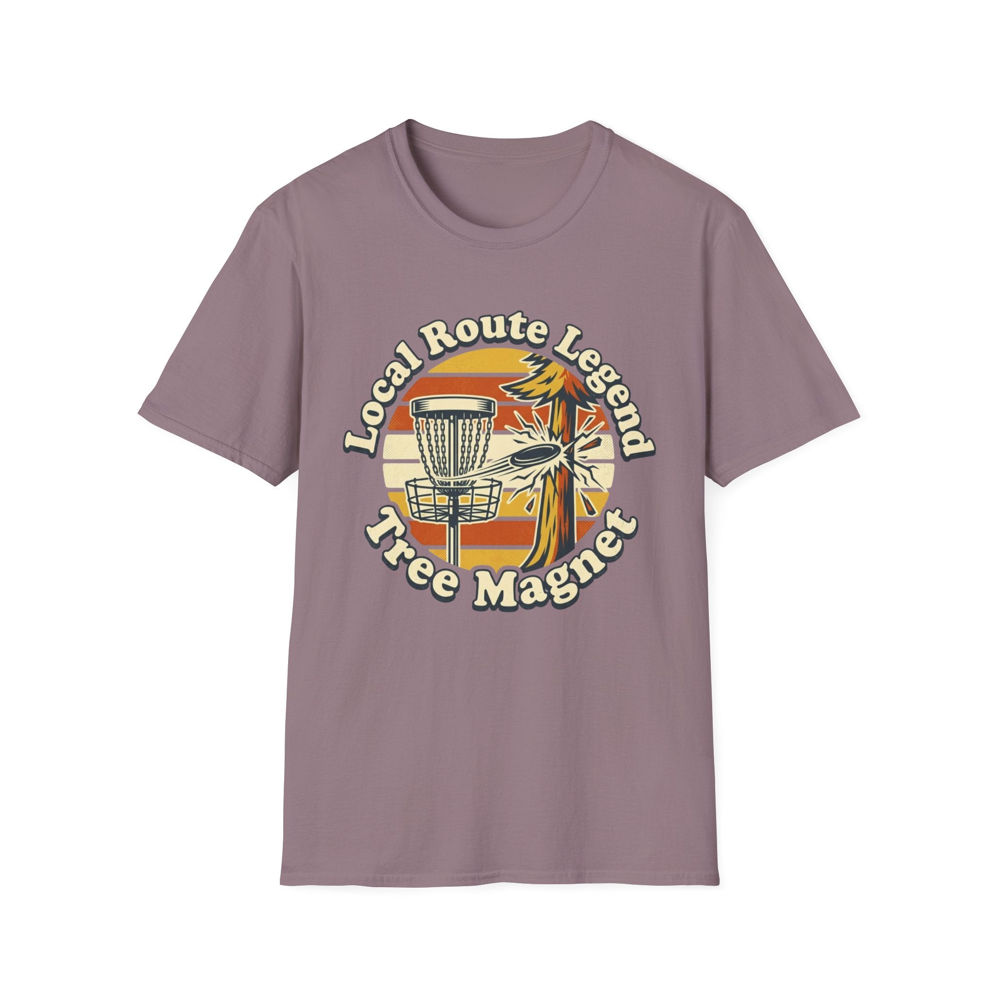 Local Route Tree Magnet Vintage Disc Golf T-Shirt