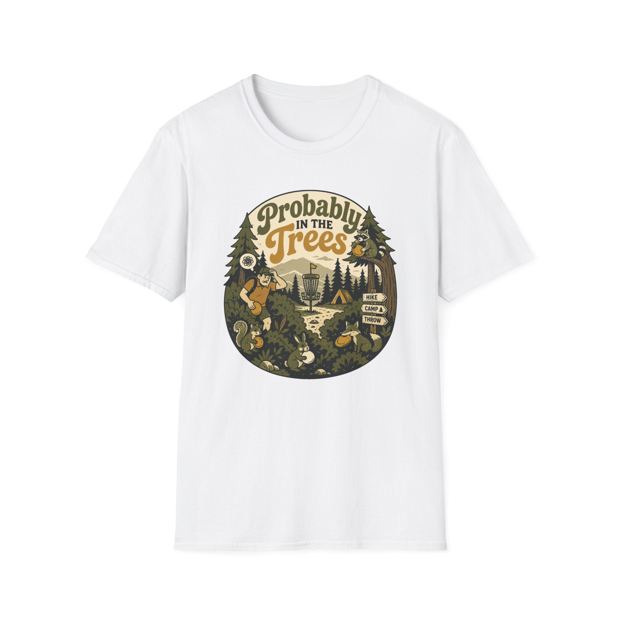 Probably in the Trees Vintage Disc Golf T-Shirt