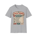 Course Cafe Menu Vintage Disc Golf T-Shirt