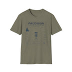 Precision Throwing System Vintage Disc Golf T-Shirt
